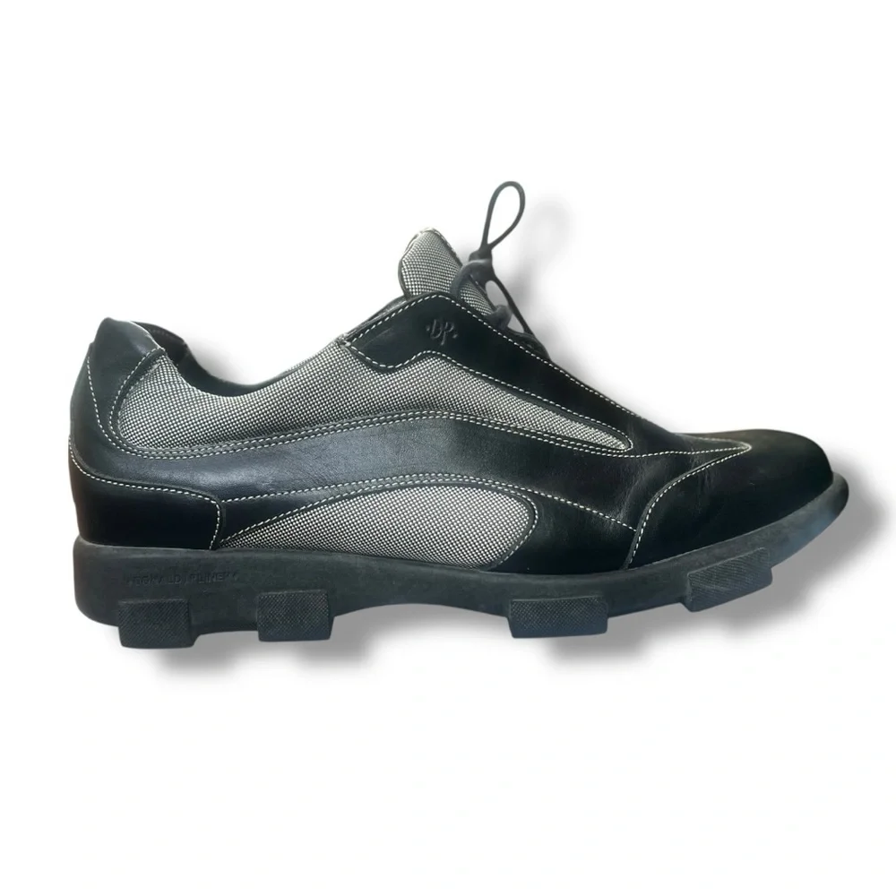 Donald J Pliner‎ Acton 120 Chunky Sole Leather Sneakers 11.5M Italy